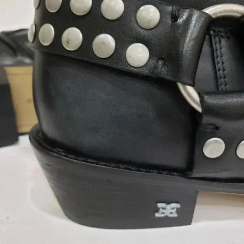 NWOT Sam Edelman Waldorf Studded Biker Ankle…